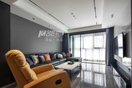 嘉興市大誠金廷府現(xiàn)代簡約風(fēng)格三居室裝修案例
